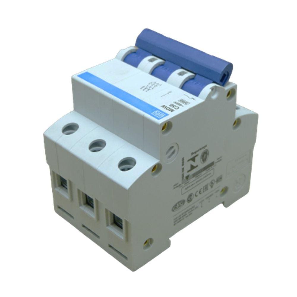 Disjuntor Weg Tripolar 50 Amperes Mdw-C50-3 Curva C