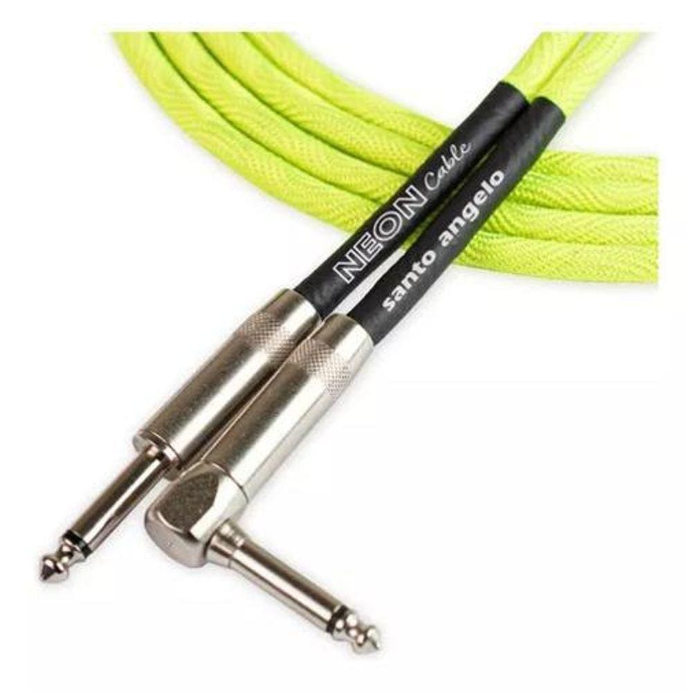 Cabo Santo Angelo Neon Green Para Guitarra P10 4,57M