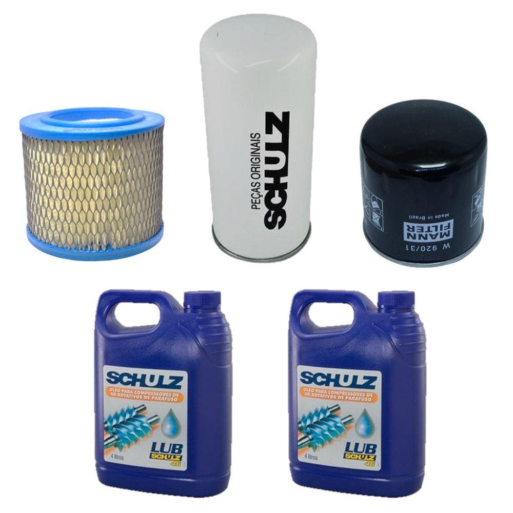 Kit Filtros E Óleo Schulz Srp 3010 3015 4010 4015 3010c 3015