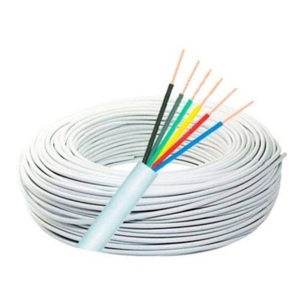 Cabo Alarme Multicor 6 Vias 0,40Mm 100 Mts