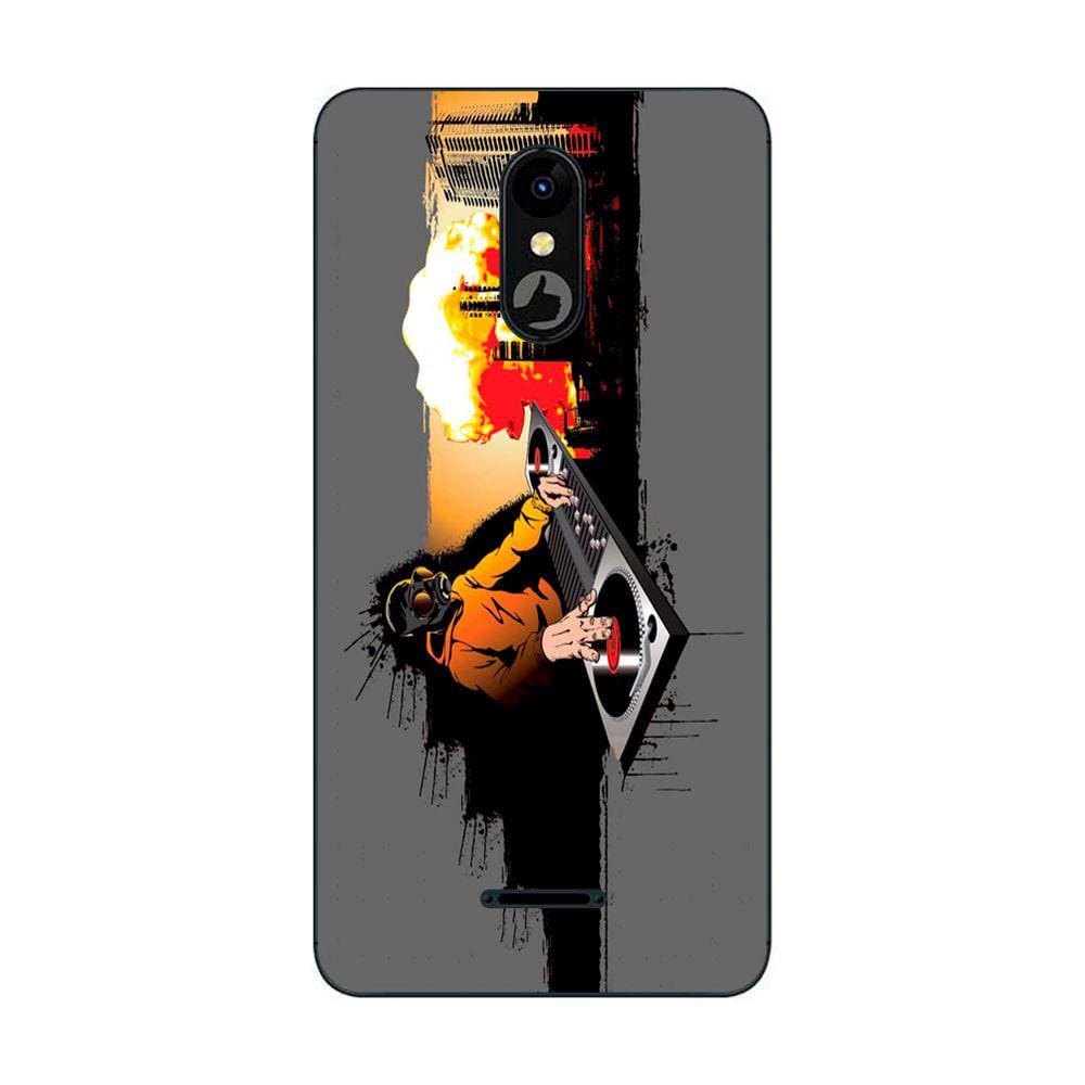 Capa Adesivo Skin264 Verso Para Positivo Twist 3 Fit 2020