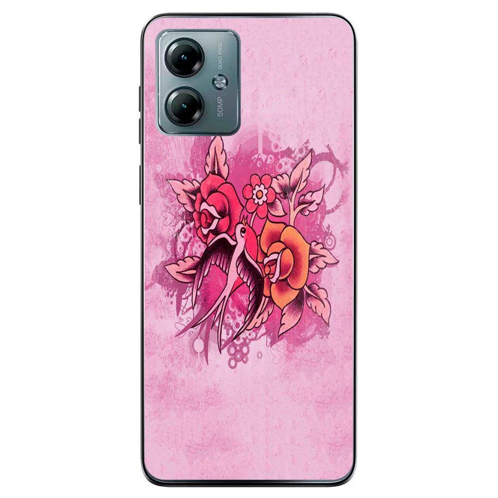 Capa Adesivo Skin007 Verso Para Motorola Moto G14