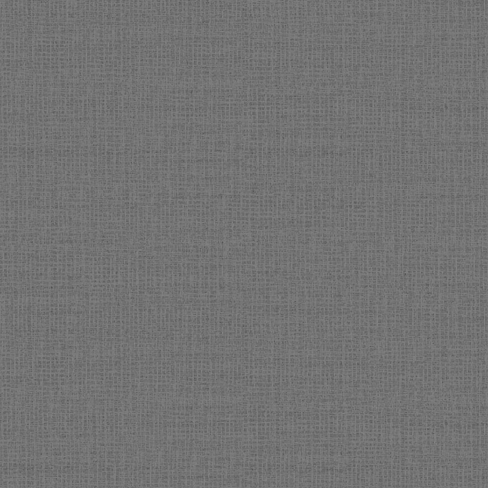 Papel de Parede Essencial Aspecto Têxtil Cinza e Preto ESS1047