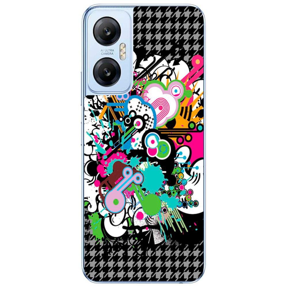 Capa Adesivo Skin022 Verso Para Infinix Hot 20 5G