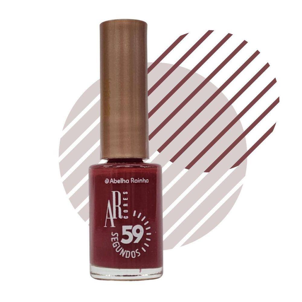 Esmalte Secagem Rápida 59 Segundos Vermelho Primeiro Beijo