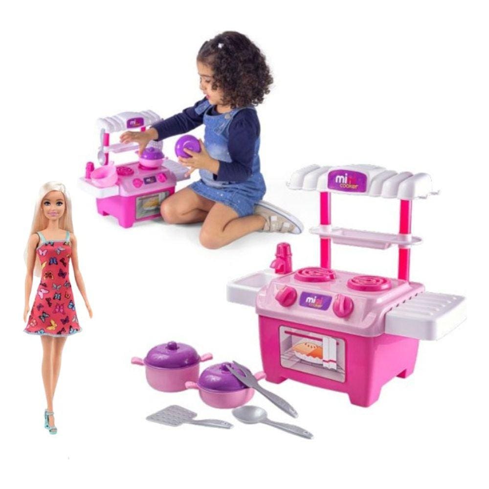 Roupa boneca barbie kit  Black Friday Casas Bahia