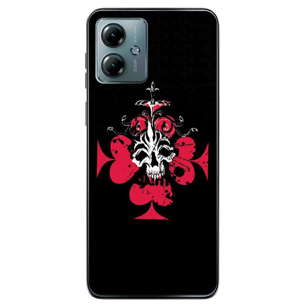 Capa Adesivo Skin008 Verso Para Motorola Moto G14