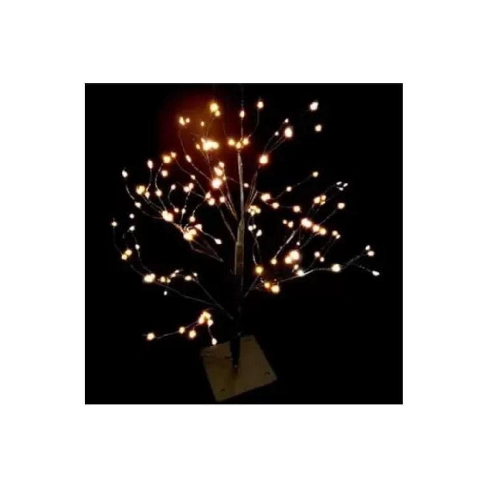 Enfeite Iluminado Salgueiro 40 Leds Satr Branco 45Cm Bivolt