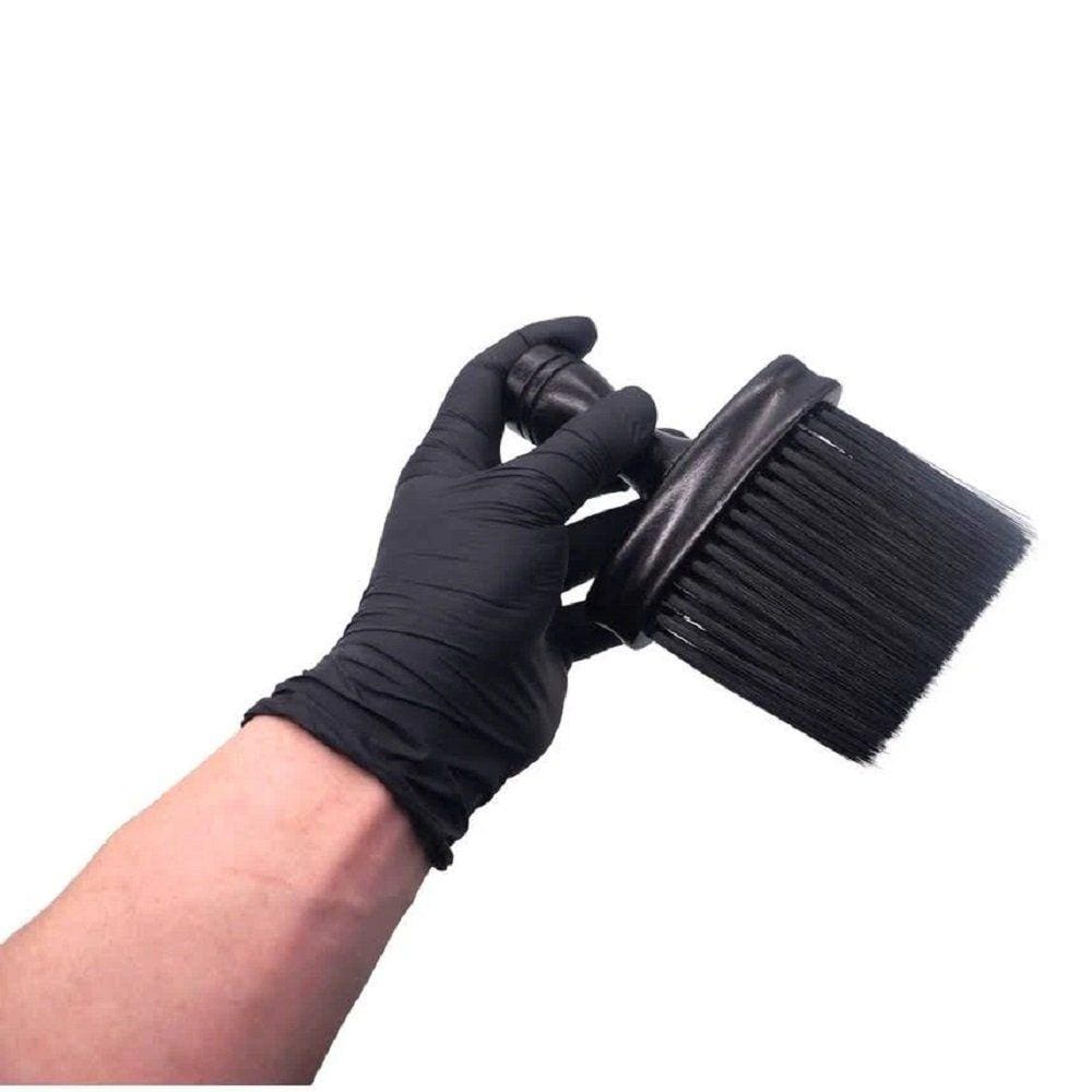 Espanador de Madeira Preto Para Cabeleireiro e Barbeiro
