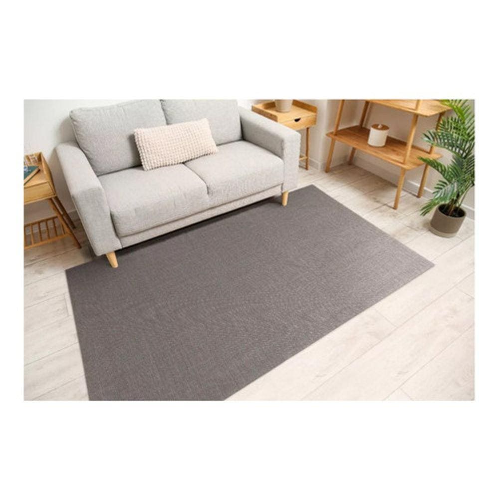 Tapete Pvc Ibiza Malva 82 Mesclado 150x200 Impermeável Cinza