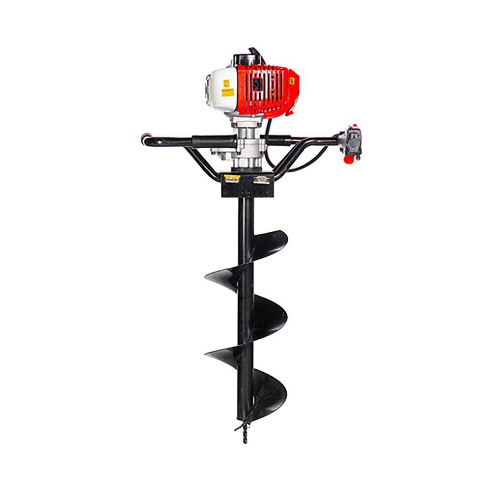 Perfurador de Solo Gasolina 2T 60,2cc Broca Simples 250mm Toyama Vermelho