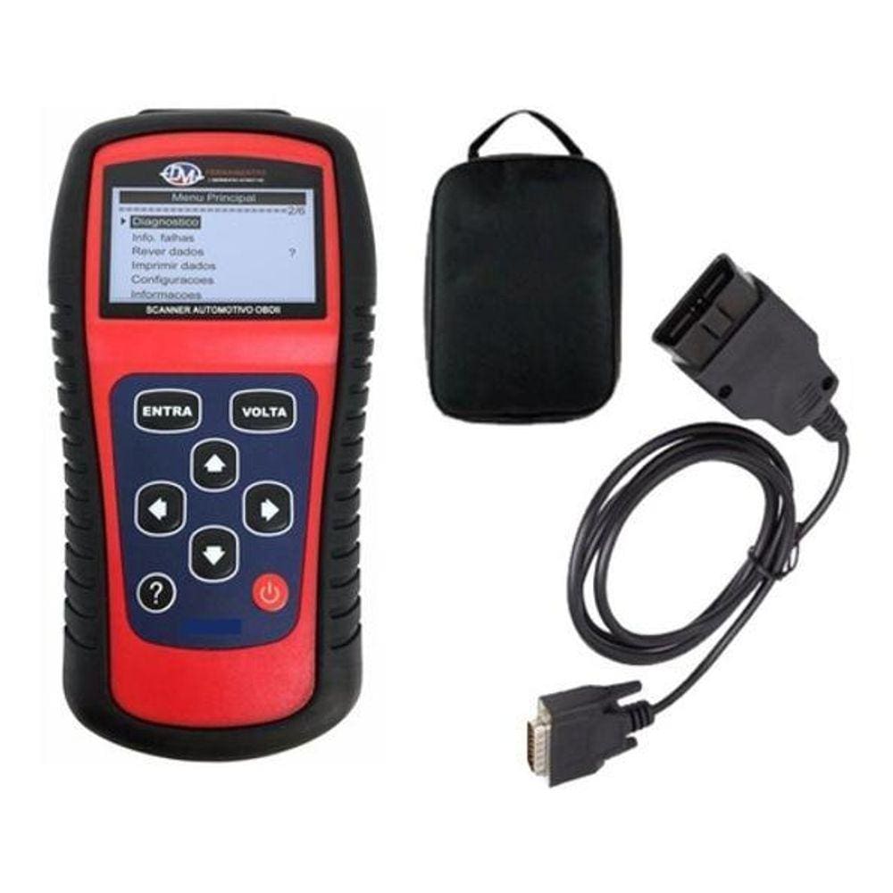 Scanner Automotivo Obd2 Português Diagnóstico Defeito+Fiat