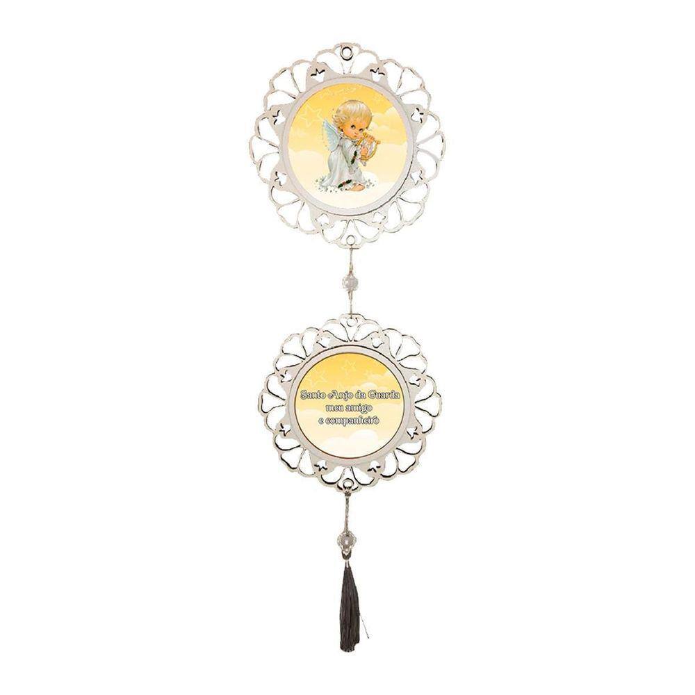 Adorno De Berço Ou Porta Anjo Da Guarda Infantil