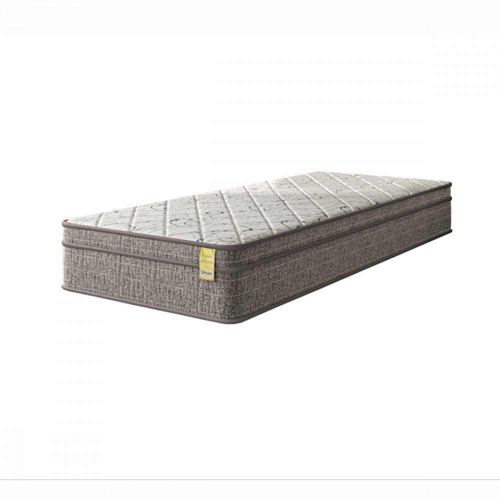 Colchão Solteirão Dreemy Mega D45 96X203X25 Cinza com Branco Apolospuma
