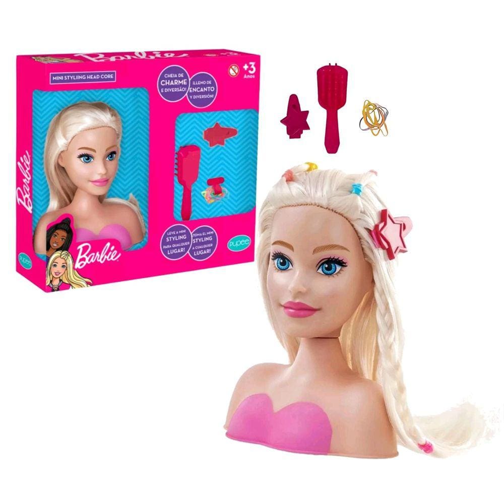 Cabeca Da Barbie Para Pentear Maquiar Fazer As Unhas