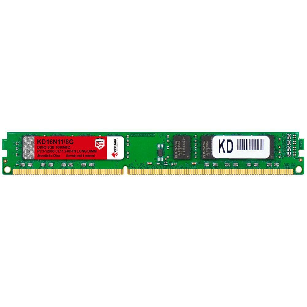 Memória 8GB Keepdata, DDR3, 1600MHz, CL11 - KD16N11/8G
