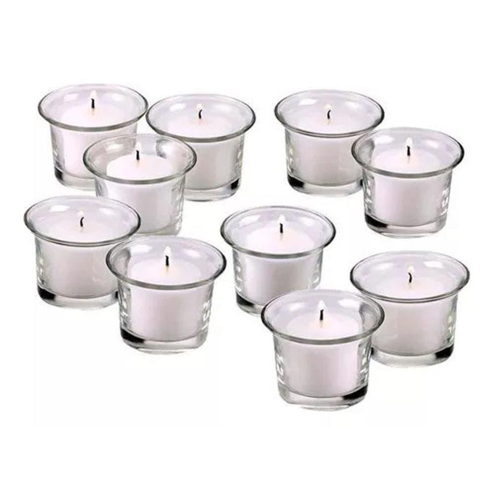200 Porta Velas Castiçal Vidro Lamparina Decorativas Festas