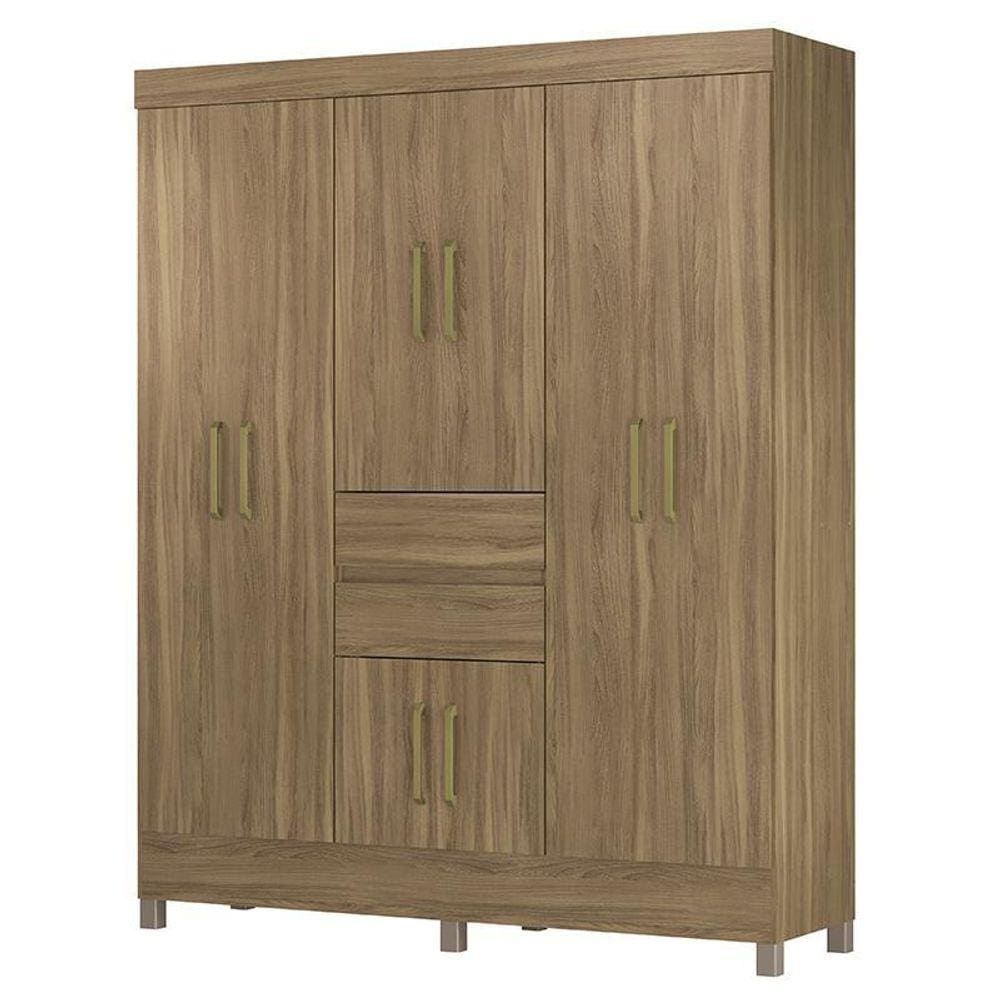 Guarda Roupa Casal Munique 8 Portas e 2 Gavetas - Demóbile