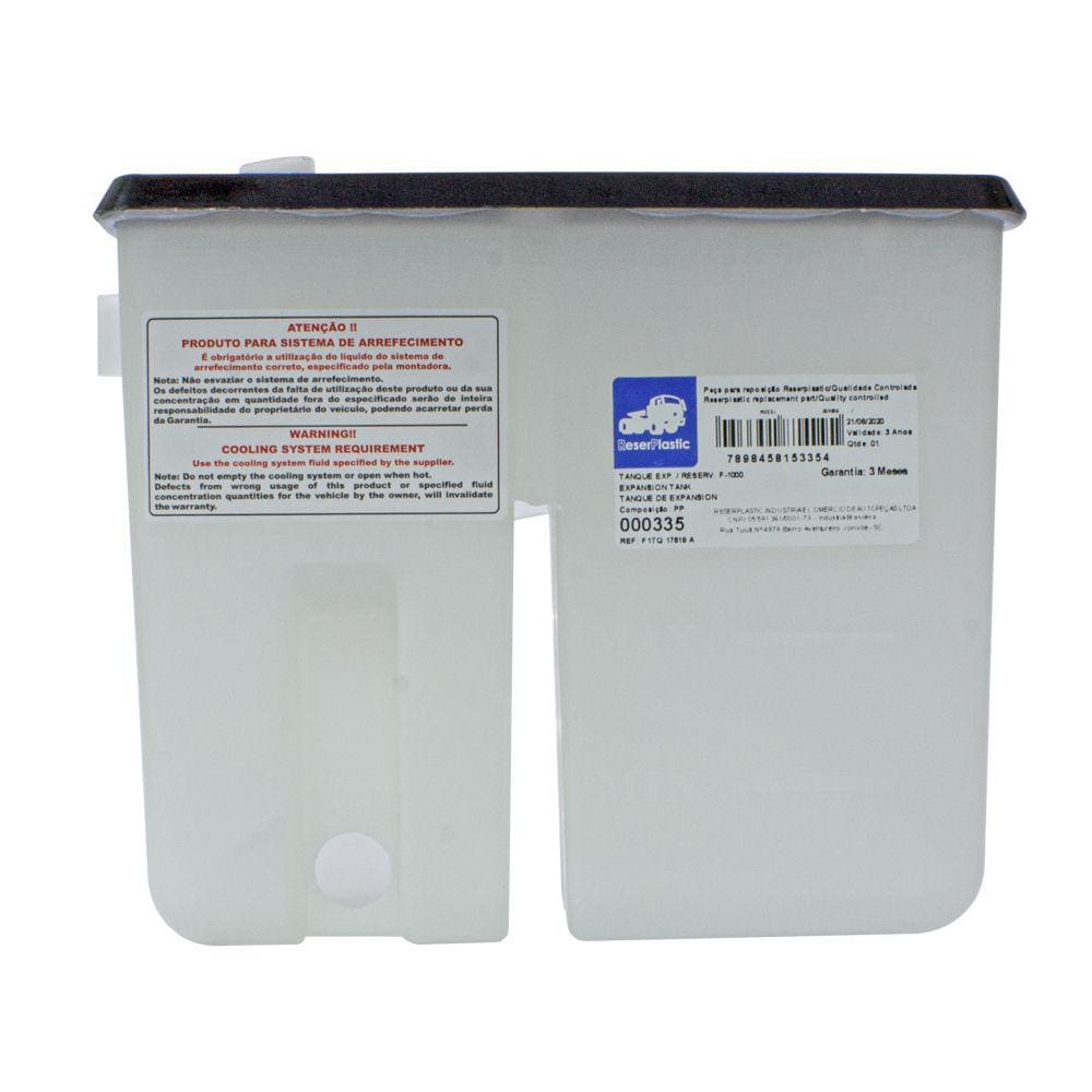 Reservatório do Radiador e Parabrisa Ford F1000 F4000 1992 a 1996 - Reserplastic - 000335
