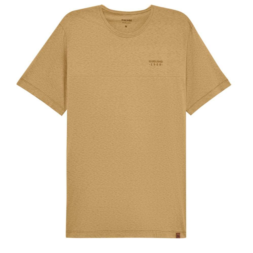 Camiseta Masculina Premium Malha Linho Malwee Ref. 110128