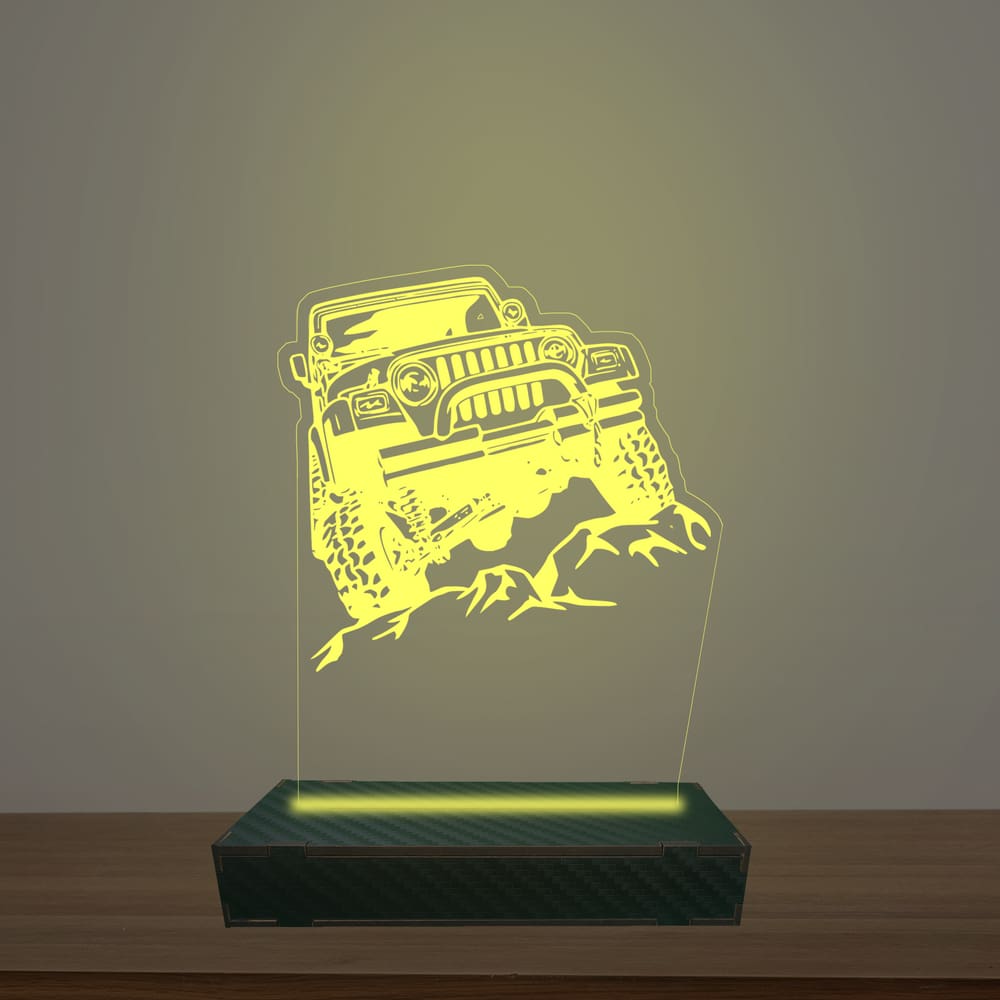 Luminária Led 3d Troller Abajur Luxo