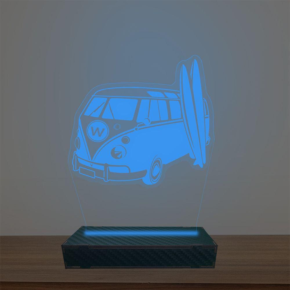 Luminária Led 3d Kombi Abajur Luxo