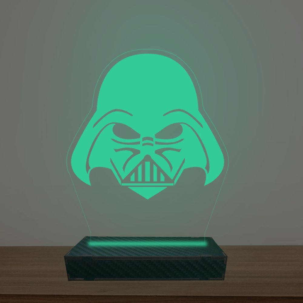 Luminária Led 3d Starwars Abajur Luxo