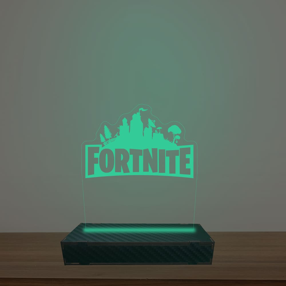 Luminária Led 3d Fortnite Abajur Luxo