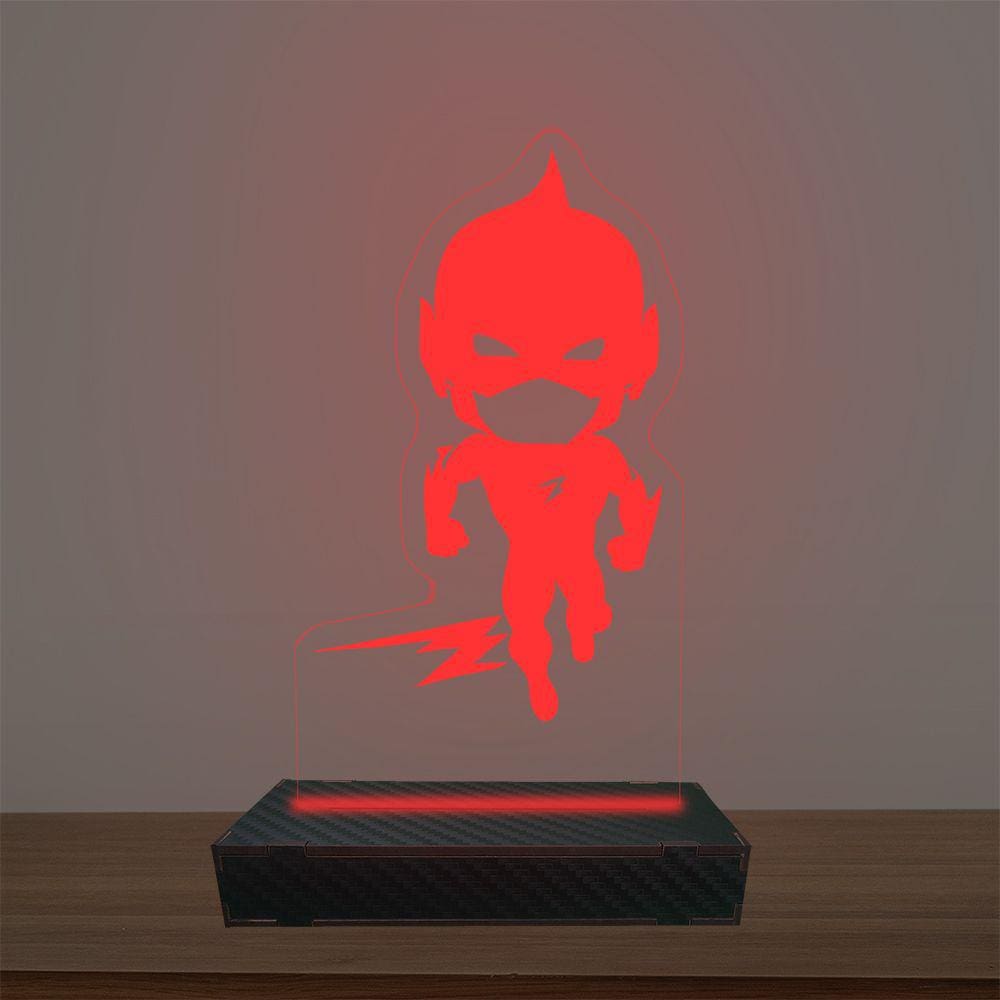 Luminária Led 3d Flash Abajur Luxo