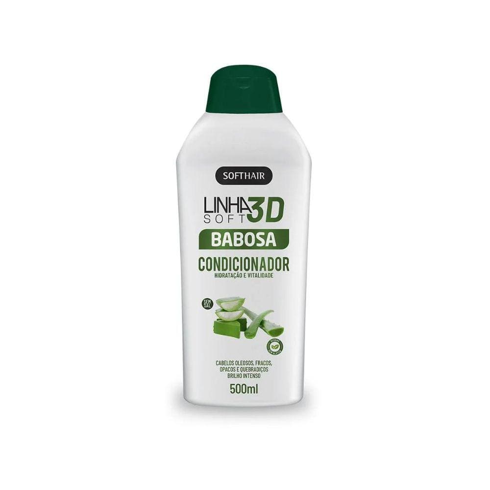 Condicionador Soft Hair 500ml Babosa 3D