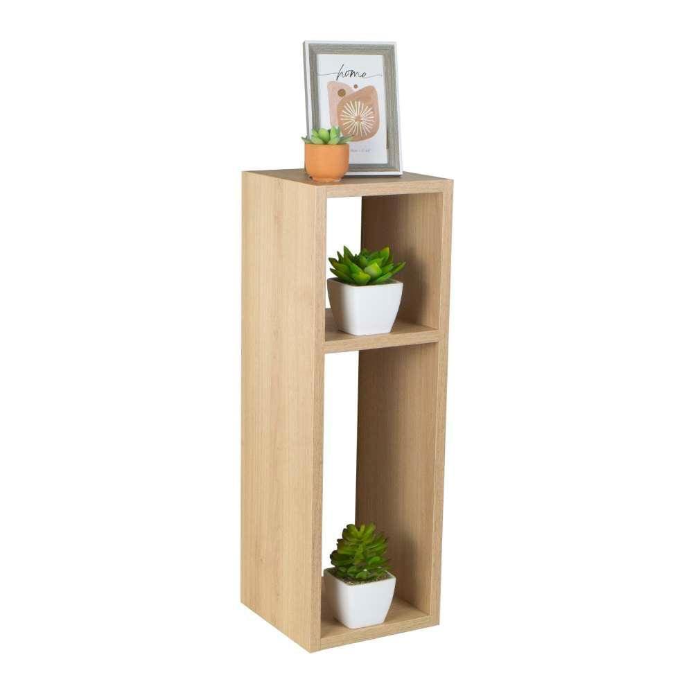 Mesa De Cabeceira Pequena 20x20x60cm Carvalho Quarto Sala