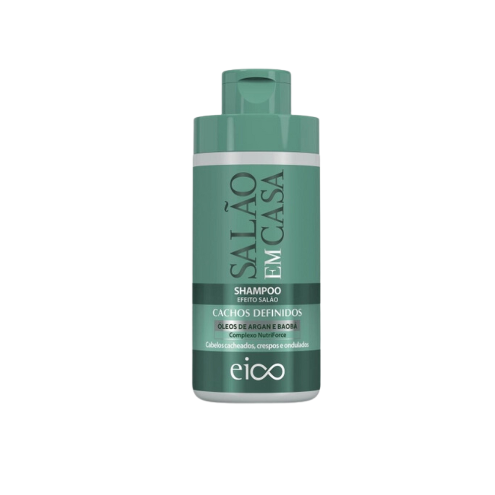Shampoo Eico 450ml Salao em Casa Cachos Definidos