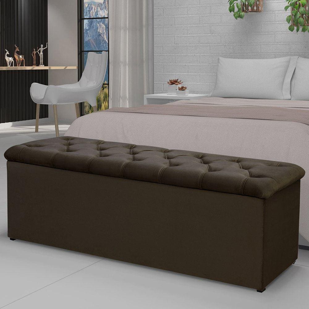 Calçadeira Recamier 90cm Lotus Cacau