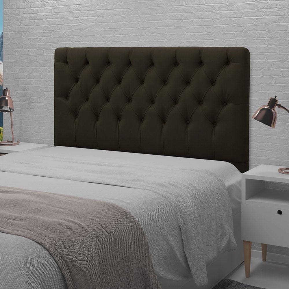 Cabeceira Queen 160cm Embaixatriz Plus Cacau