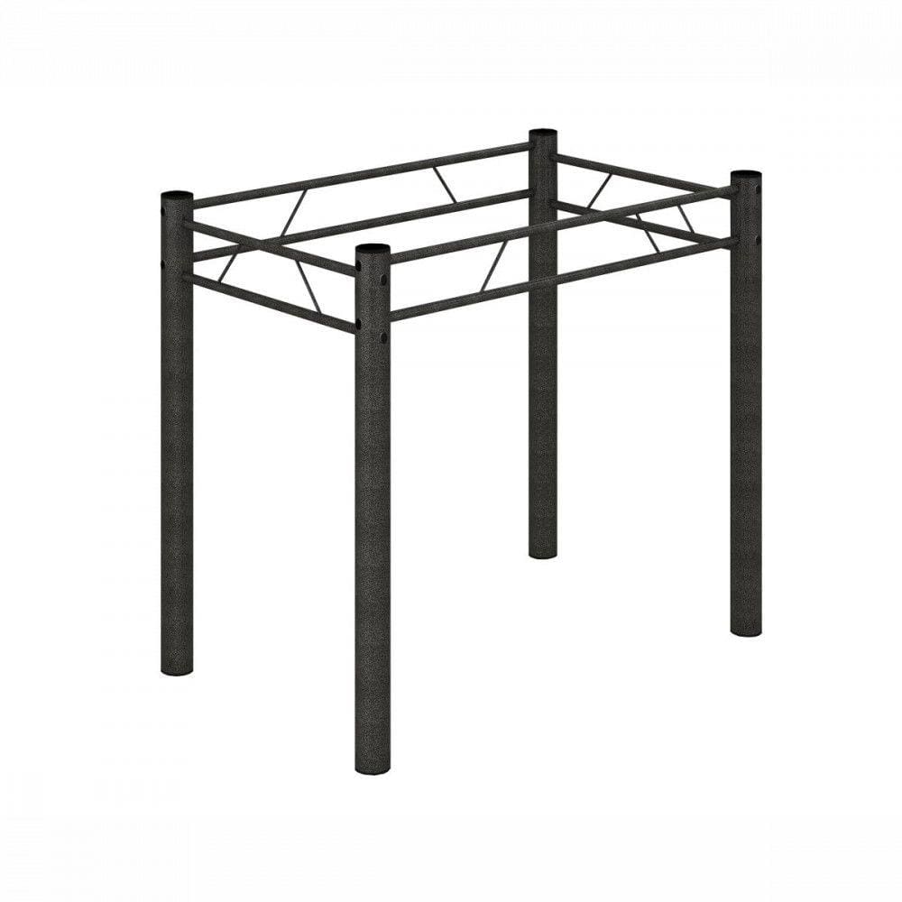 Base Para Mesa de 100x60 Maraba Martelado Grafite Teixeira