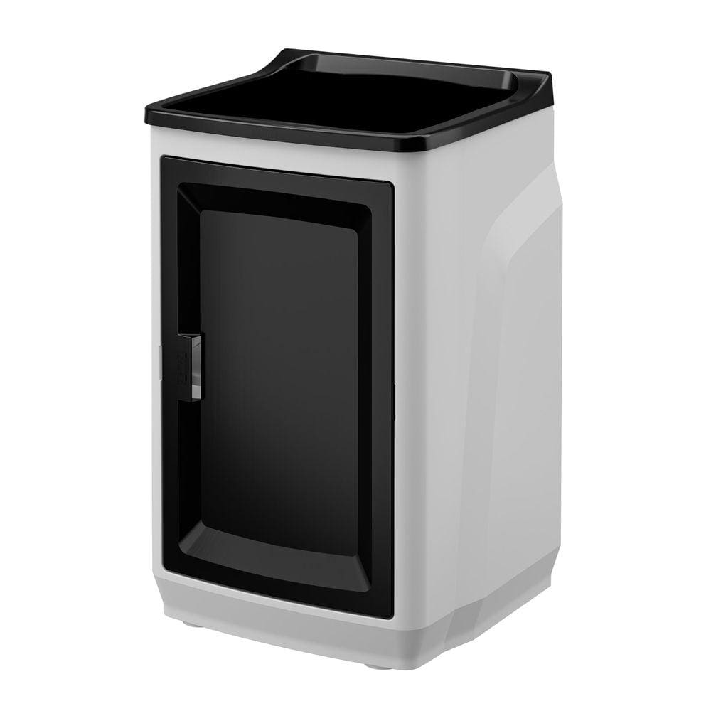Gabinete Tanque Lavandeira Plástico GTQ0 Branco Preto Astra