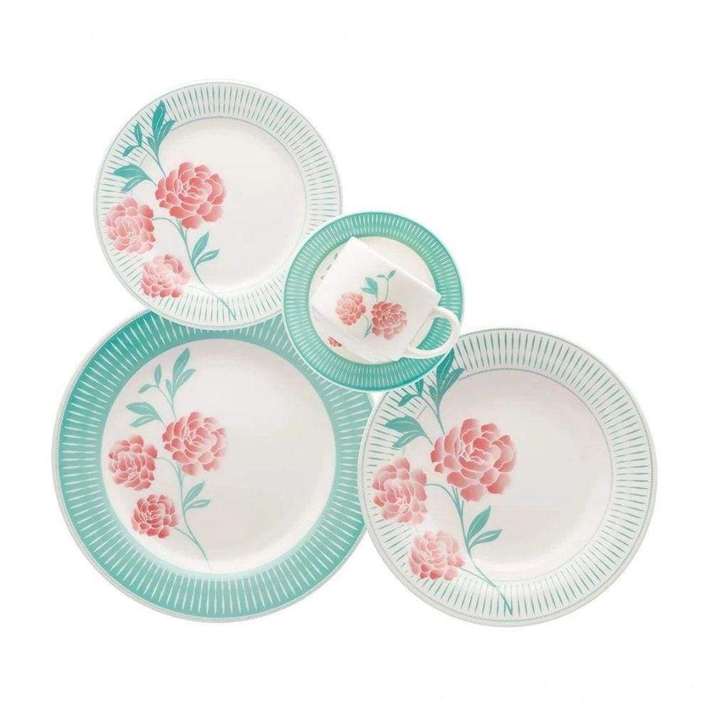 Jogo De Jantar Em Cerâmica Donna Com 30 Peças Oxford Bloom