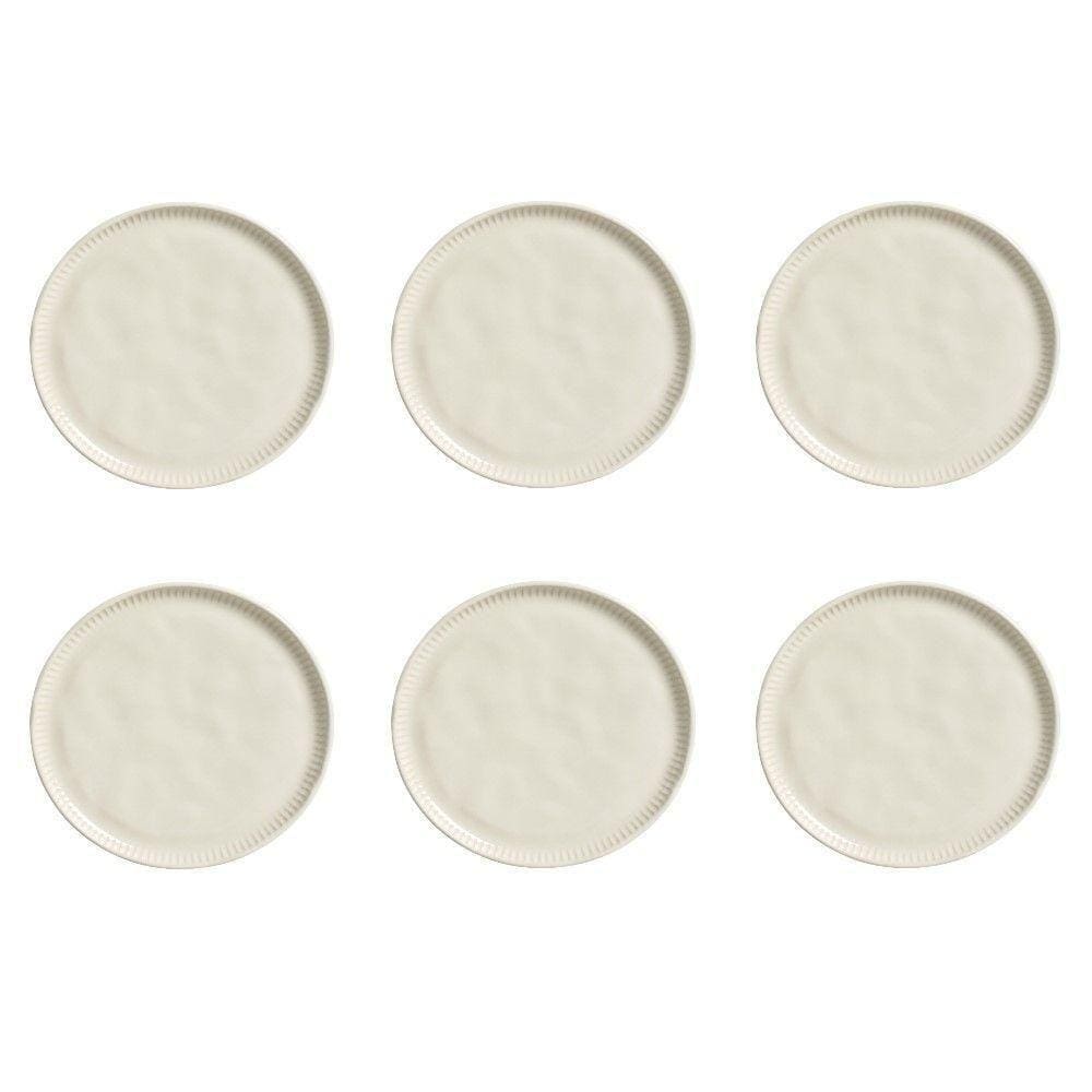 Conjunto De Pratos De Sobremesa 06 Peças Linhas Clay Porto Brasil