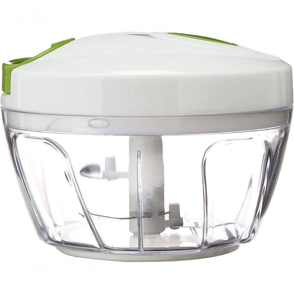 Mini Processador Branco Manual De Alimentos E Triturador P
