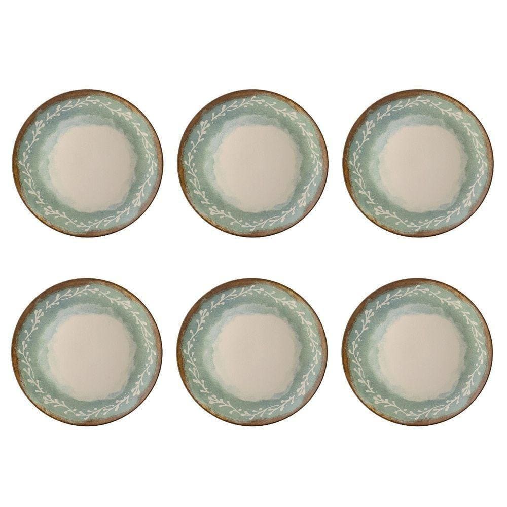 Conjunto De Pratos Rasos 06 Peças Coup Mediterrâneo Porto Brasil