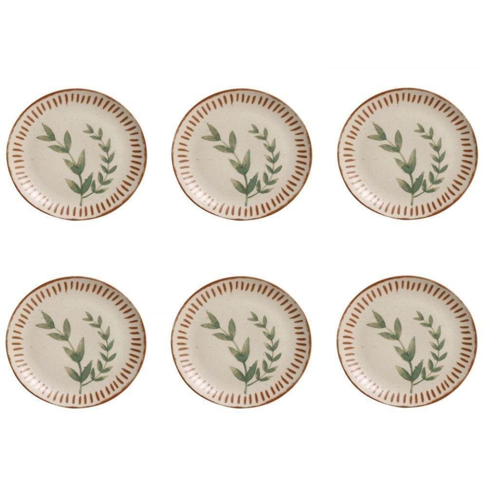 Conjunto De Pratos De Sobremesa 06 Peças Coup Magari Porto Brasil