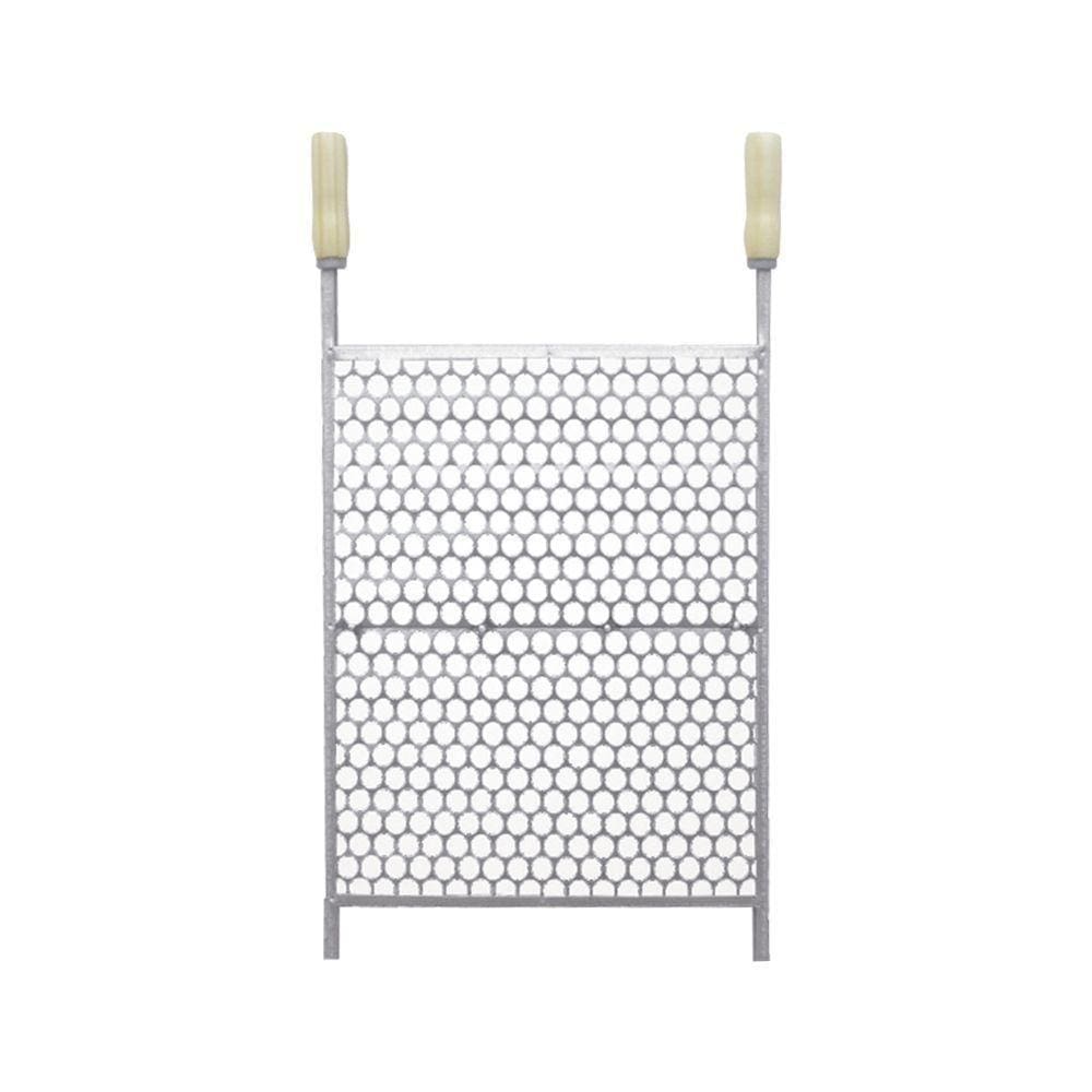 Grelha Para Churrasqueira Moeda De Inox 40x50 Perfil Galvanizado