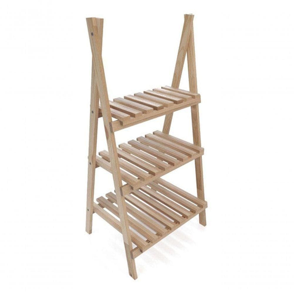 Organizador Escritório Madeira Natural P/ Treliça 55X95Cm Madeira