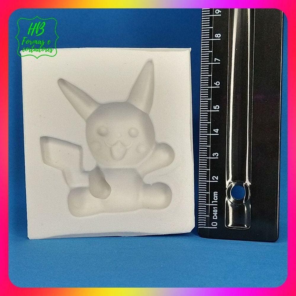 Molde Silicone Pokemon Pikachu