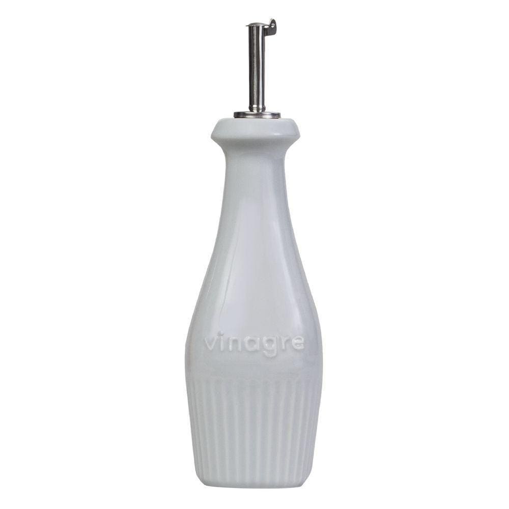 Vinagreiro Em Porcelana Assar E Servir 7x25cm Germer Branco