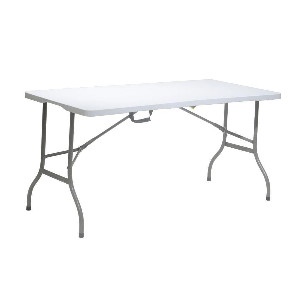Mesa Dobrável De Polipropileno 180cm X 74cm Branca