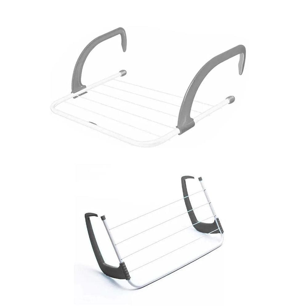 Mini Varal Portatil Kit 2 Unidades Portatil Lavanderia Porta