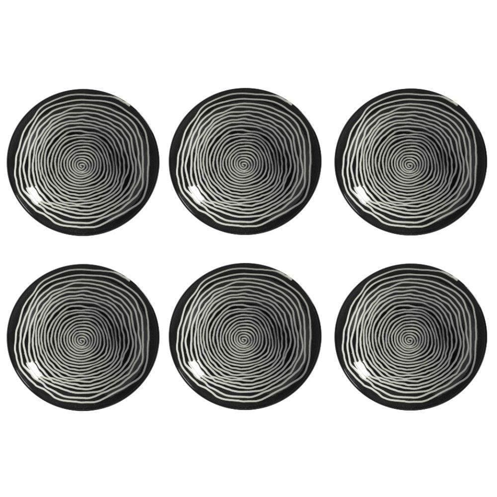 Conjunto De Pratos Fundos 06 Peças Coup Chevron Porto Brasil