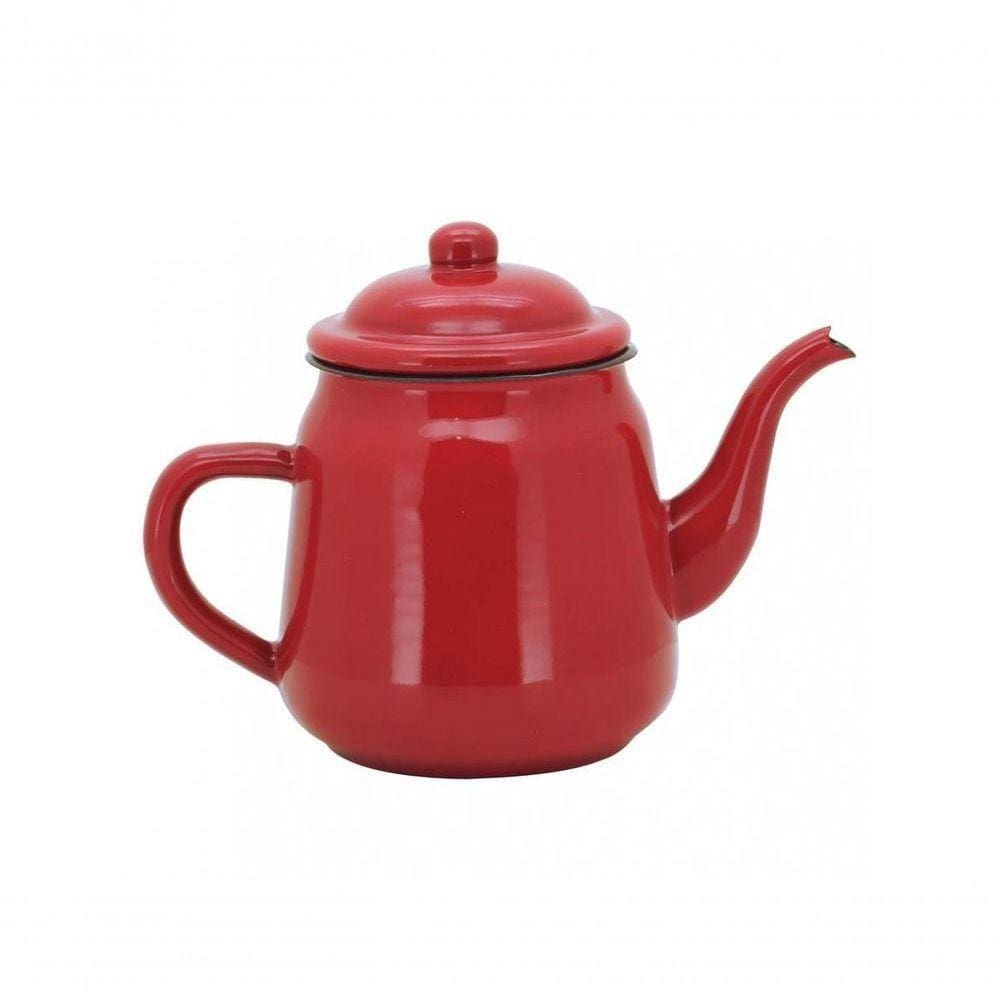 Bule Esmaltado 1000Ml Vermelho - Yazi