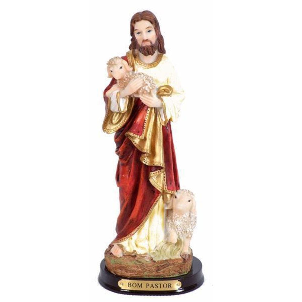 Bom Pastor Escultura 14Cm